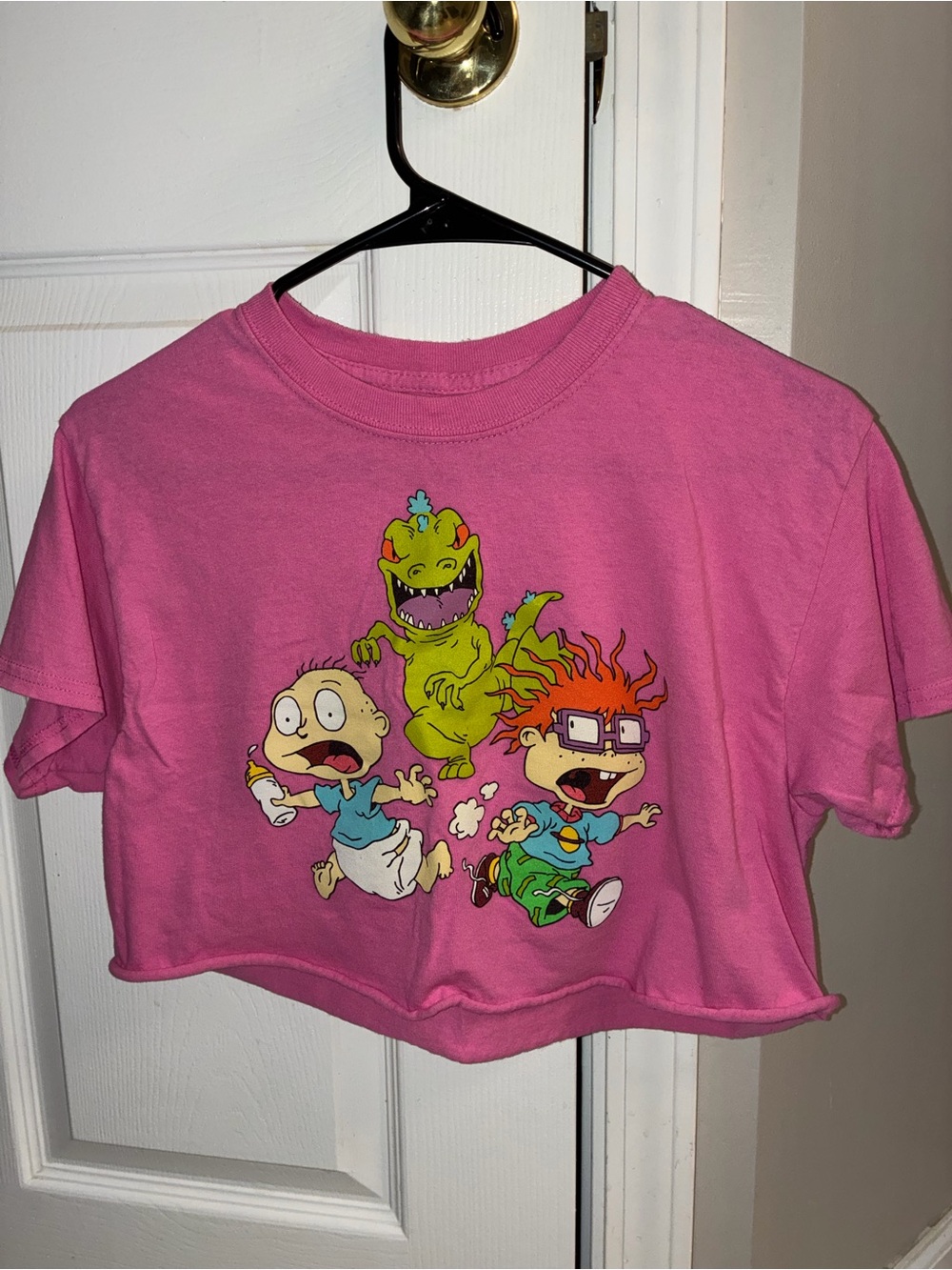 Pink Rugrats Graphic Crop T-Shirt